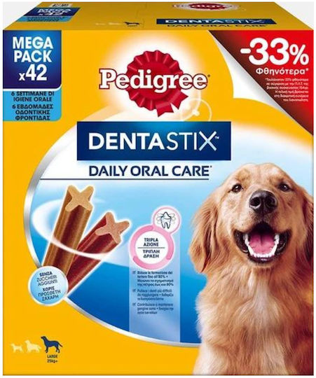 Pedigree Dental Dog Treats for Large Breeds 270gr 56pcs