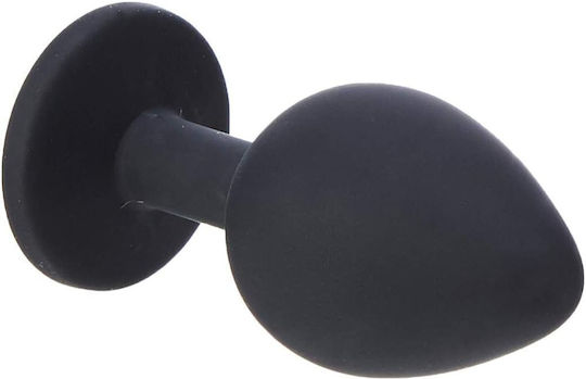 Smd Diamant Silikon Butt Plug Anal Plug Silikon 8cm Mittel Schwarz