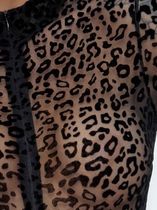 Full Body Leopard Bodysuit