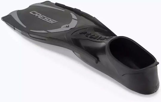 CressiSub Swimming / Snorkelling Flippers Pluma with Mask & Respirator Black