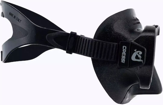 CressiSub Swimming / Snorkelling Flippers Pluma with Mask & Respirator Black