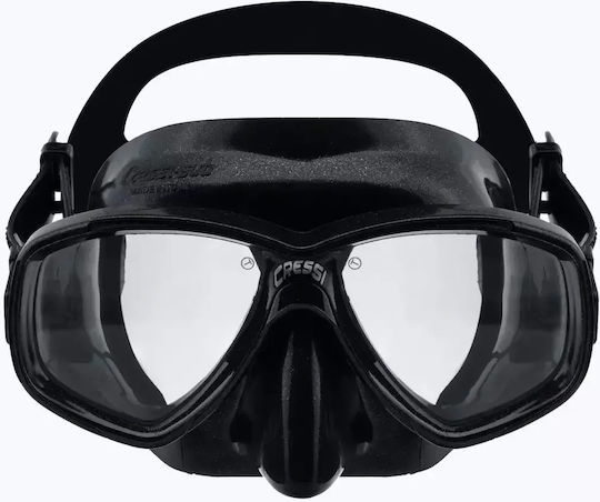 CressiSub Swimming / Snorkelling Flippers Pluma with Mask & Respirator Black