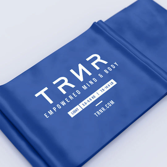 TRNR Widerstandsbänder Elastisches Band Licht Blau 1.5m