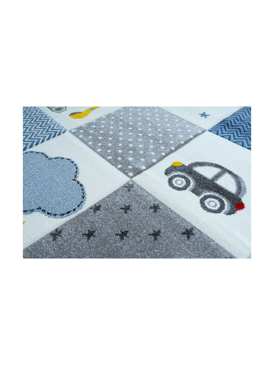 Viopros Kinder Teppich Blau 160x230cm
