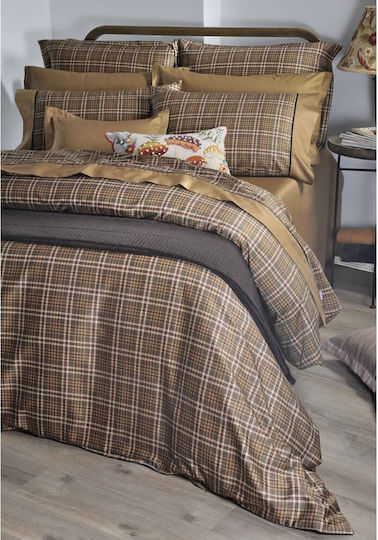 Down Town Home 255 Gold Σετ Σεντόνια Μονά 175x255εκ. Gold (3τμχ)