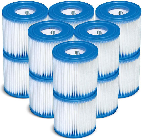 Set 12 filtre S1 pentru spa compatibile cu pompe Intex 28404 28422 28424