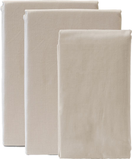 Easy Home Set Einzel 3Stück 160x260cm Gray