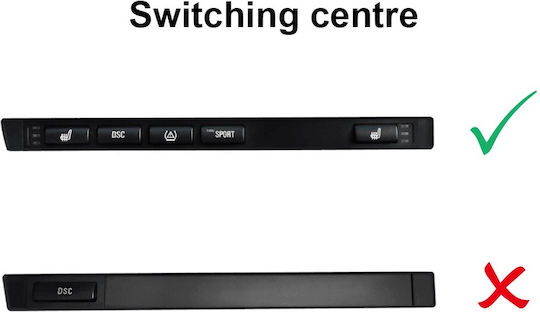 Dynavin Πρόσοψη 2 Din BMW E46 Κιτ Μετατόπισης HVAC (Single Row) με USB Θύρες για BMW E46 1998-2006