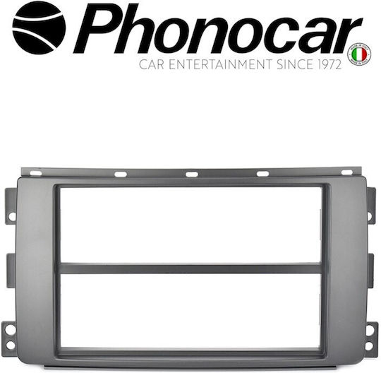 Phonocar Πρόσοψη R/CD για Smart Fortwo 2007-2010 / FourFour 2004-2006 Μαύρο