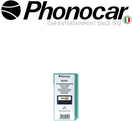 Phonocar Πρόσοψη 2 Din Μαύρο για Skoda Fabia 2007
