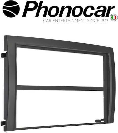 Phonocar Πρόσοψη 2 Din Μαύρο για Skoda Fabia 2007