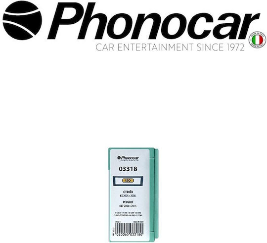 Phonocar Πρόσοψη 2 Din Citroen C5 2008 / Peugeot 407 2011 Γκρι
