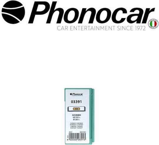 Phonocar Πρόσοψη 1 Din για Alfa Romeo Alfa 147 2007