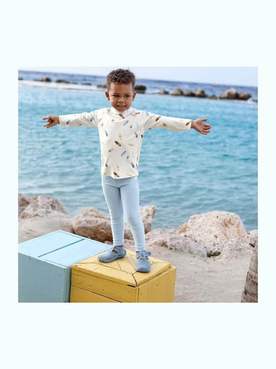 Laessig Surfboards Kids Swimwear Rashguard With Long Sleeve Sea Salt