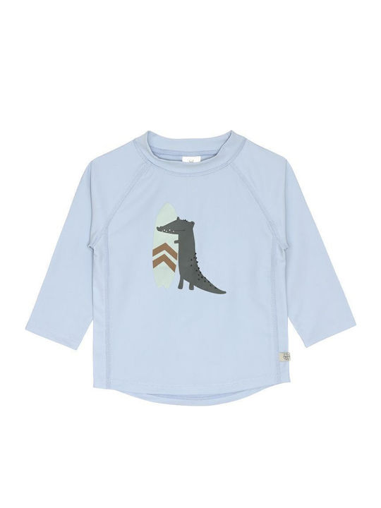 Laessig Crocodile Sky Costum De Baie Pentru Copii Rashguard Cu Mâneci Lungi Albastru Deschis Laessig Crocodile Sky Costum De Baie Pentru Copii Rashguard Cu Mâneci Lungi Albastru Deschis