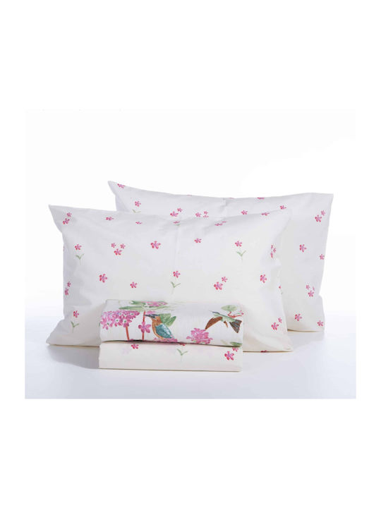 Nef-Nef Homeware Сет Чаршафи с Ластик 100x200+35см. Dream on Ecru 3бр