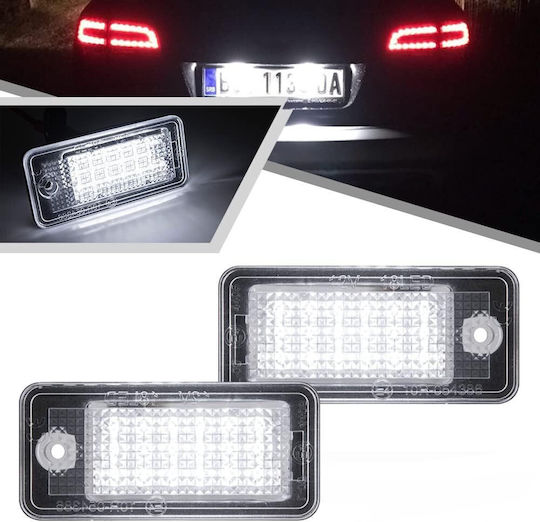 License Plate Lights Led for Audi A3 / A4 / A5 / A6 / A8 / Q7 / RS4 2pcs