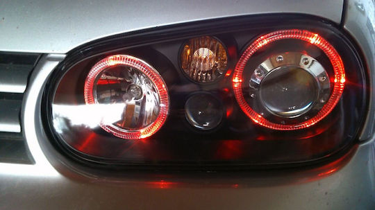 Depo Front Lights Angel Eyes for Volkswagen Passat 2pcs