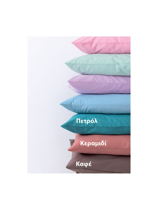 Palamaiki Etoile Σεντόνι Υπέρδιπλο με Λάστιχο 170x200+30εκ. Brown