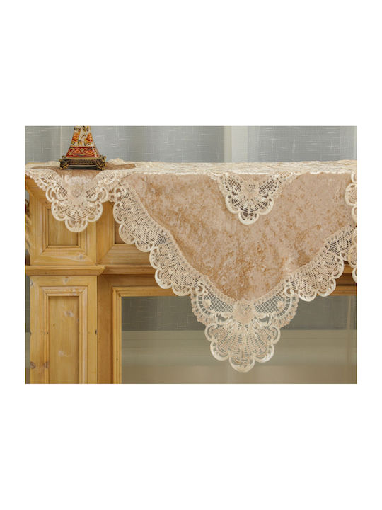Liolios Home Runner Din Mătase Set 3buc Julia Velvet embroidery 40x110cm