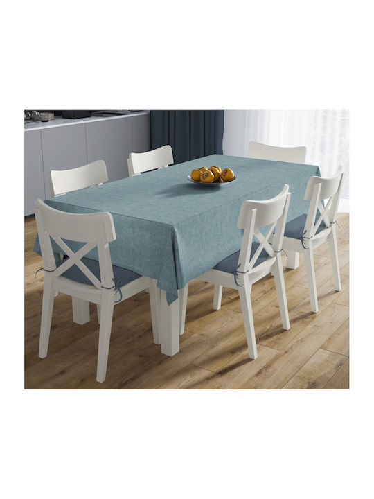 Dimcol Tablecloth Stain Resistant Set 2pcs Panama Petrol 140x220cm