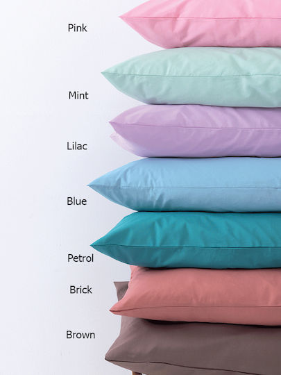 Palamaiki Bettlaken King Size mit Gummiband 180x200+32cm. Etoile Lilac