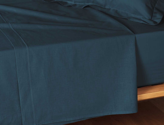 Douceur d'Intérieur Sheet King Size 300x240cm. Lina Blue