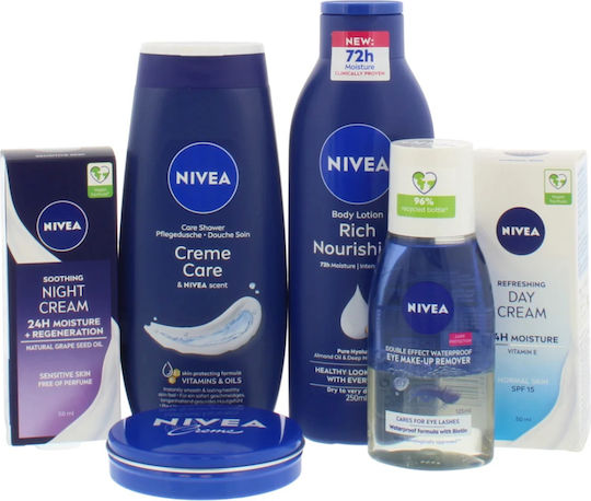 Nivea Feel Replenished Skin Care Set for Moisturizing 6pcs