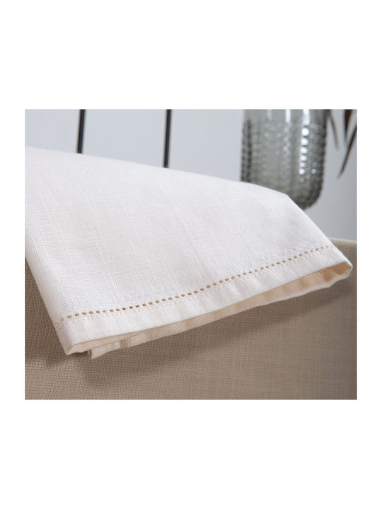 Nef-Nef Homeware Tablecloth Cotton Steady Ecru 150x300cm