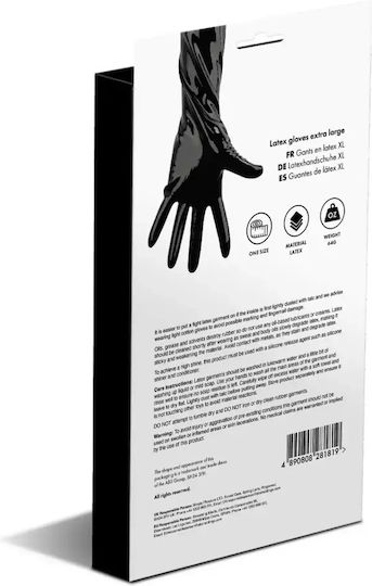 Mănuși de Latex pentru Fisting Prowler Red Fetish Negre