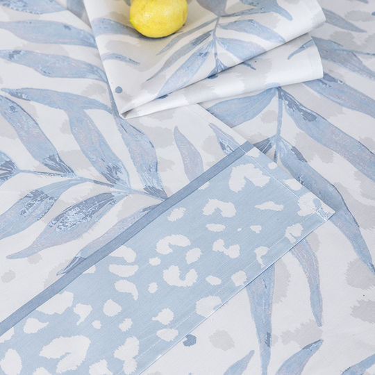 Nima Tischtuch Cabo Blue 150x150cm