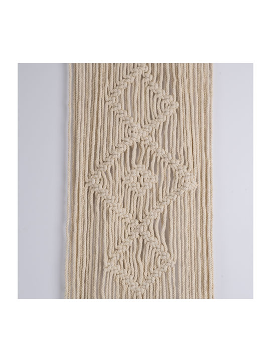 GloboStar Runner Knitted Beige 23x130cm