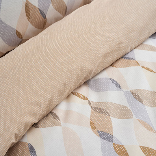 Vesta Home Set Cearșafuri 240x270cm. Prato-1 Bej 4buc