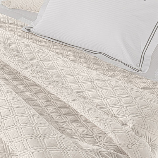 Guy Laroche Honour Подредба Покривало Кингсайз Микросатин Слонова кост 240x250см 3бр