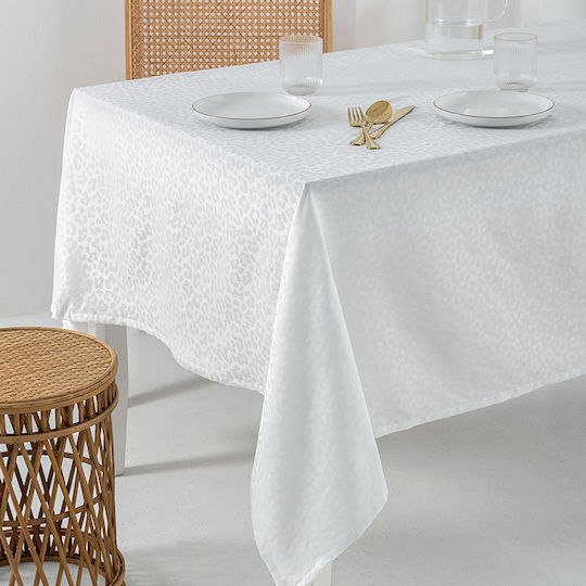 Palamaiki Τραπεζομάντηλο Αλέκιαστο Lita White 175x260εκ.