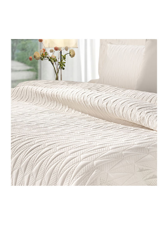 Guy Laroche Ruby Σετ Κουβερλί Υπέρδιπλο Microsatin Ruby - Ivory 240x250cm 3τμχ