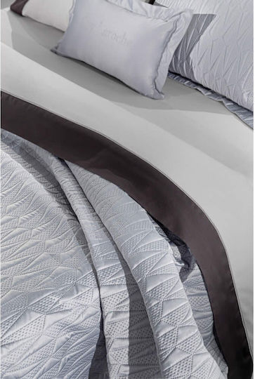 Guy Laroche Ruby Module Cuvertură Extra-dublu Microsatină Ruby - Silver 240x250cm 3buc