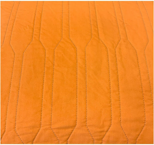 Guy Laroche Mineral Κουβερλί Μονό Πορτοκαλί 170x250cm