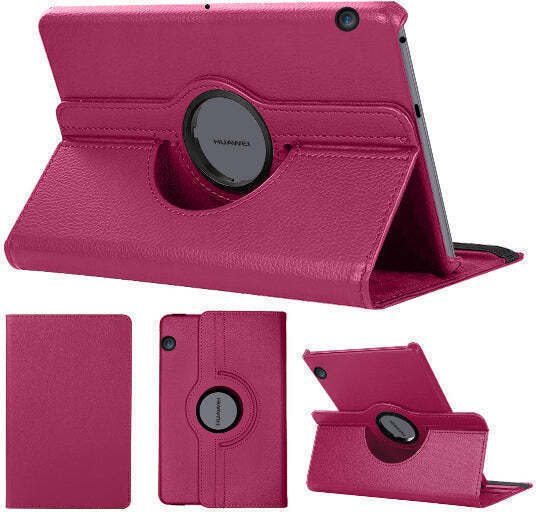 Flip Cover Περιστρεφόμενη Μαύρη (Huawei MediaPad T5 10 - 10.1 Inch)