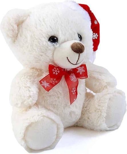 Fun World Plush Bear Christmas Brown 20 cm (Various Designs) 1pc