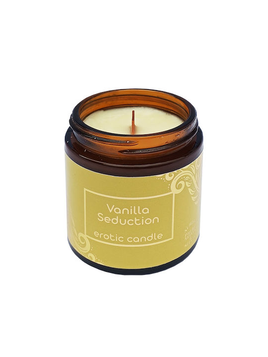 Aurora Lumânare Aromatică Din Soia În Borcan Cu Miros Seducție De Vanilie 100gr