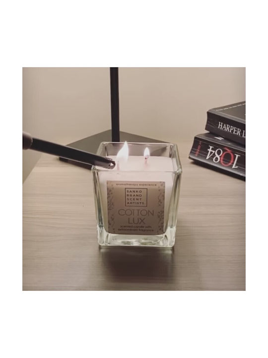 Sanko Scent Aromatic Candle In Jar With Cotton Lux Perfume 200gr