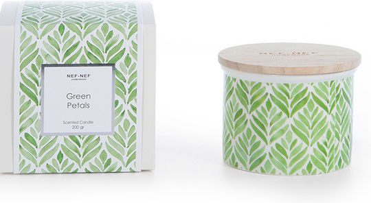 Lumânare Aromatică Verde Petale 200g Verde Nef-nef Homeware