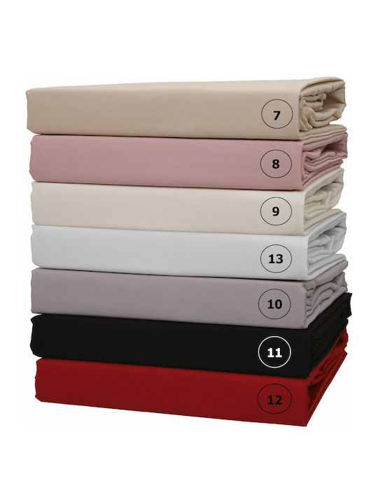Anna Riska Luxury Tagesdecke Einzelbett Baumwollsatin Red 160x240cm