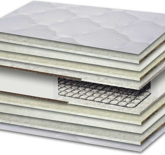AttikaStrom Force Plus Double Orthopedic Mattress 150x200cm with Springs