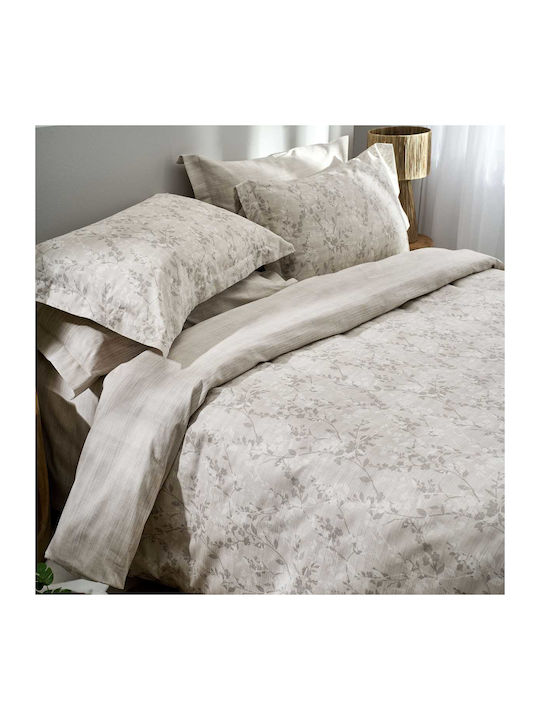 Vesta Home Torino-2 Κουβερλί King Size Βαμβακερό Sand 270x270cm