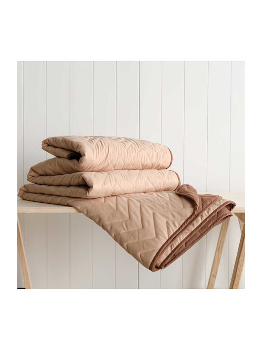 Vesta Home Vesta Home Tagesdecke Mikrofaser Braune 160x230cm