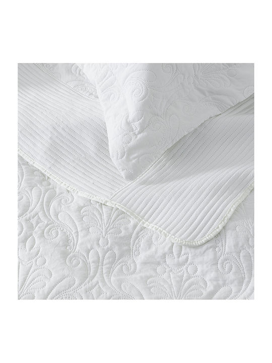 Nima Harmony Set Paturi & Cuverturi Pat Superdublu Microfibra Alb 240x260cm 3 Bucăți