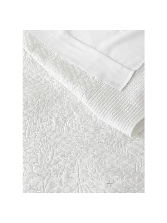 Nima Always Σετ Κουβερλί Υπέρδιπλο Microfiber Off White Εκρού 240x260cm