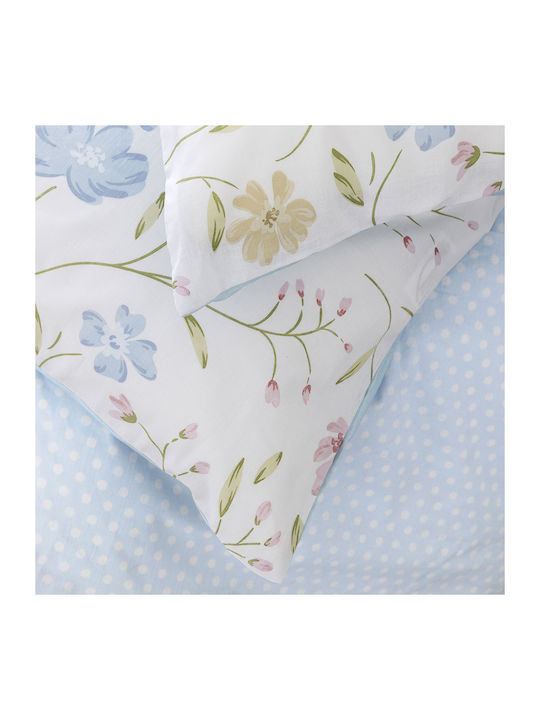Nima Belleza Κουβερλί Μονό Microfiber Λευκό, Γαλάζιο, Ροζ 160x240cm
